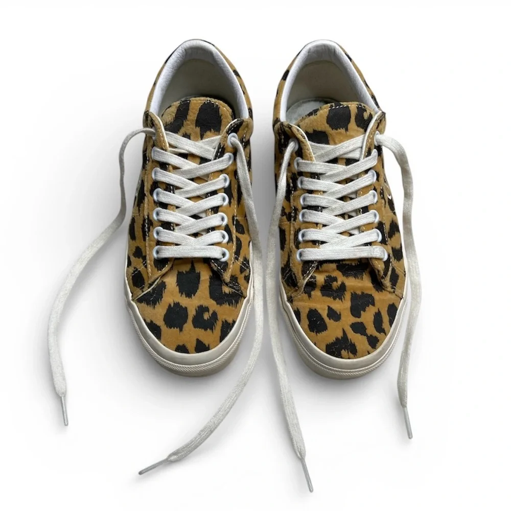Vans Sid DX 'Anaheim Factory’ Felt Coated Canvas Leopard Lace Up Sneaker